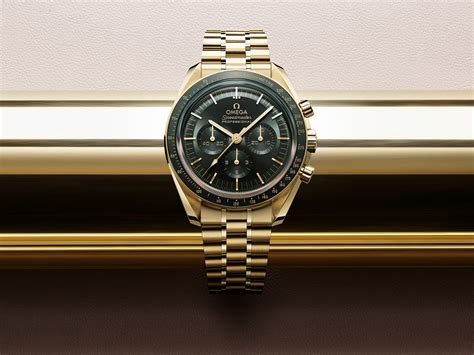 omega speedmaster moonshine gold|omega speedmaster moonwatch gold review.